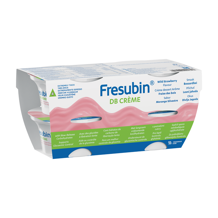 Image of Fresubin DB Crème - Bosaardbei - 4x125g