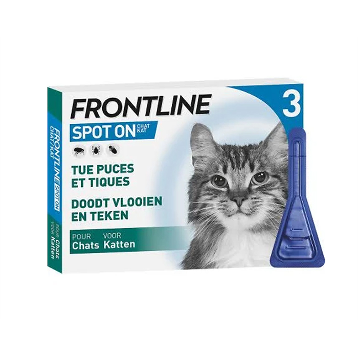 Image of Frontline Spot On Kat Vlooien/ Teken 3x0,50ml 