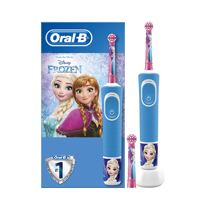 Image of Oral-B Frozen Elektrische Tandenborstel 3+ Jaar 1 Stuk + Extra Opzetborstel 