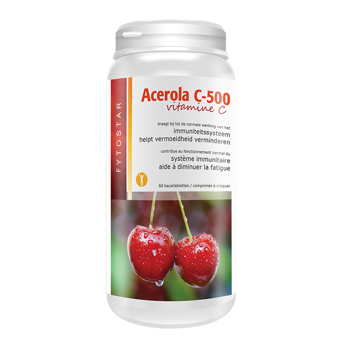 Image of Fytostar Acerola C-500 Vitamine C 60 Tabletten 