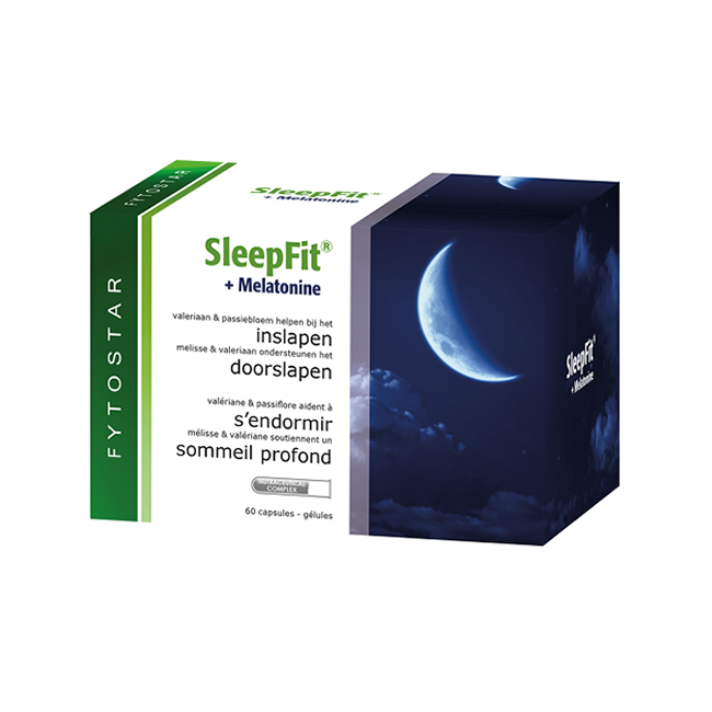 Image of Fytostar SleepFit + Melatonine 60 Capsules 