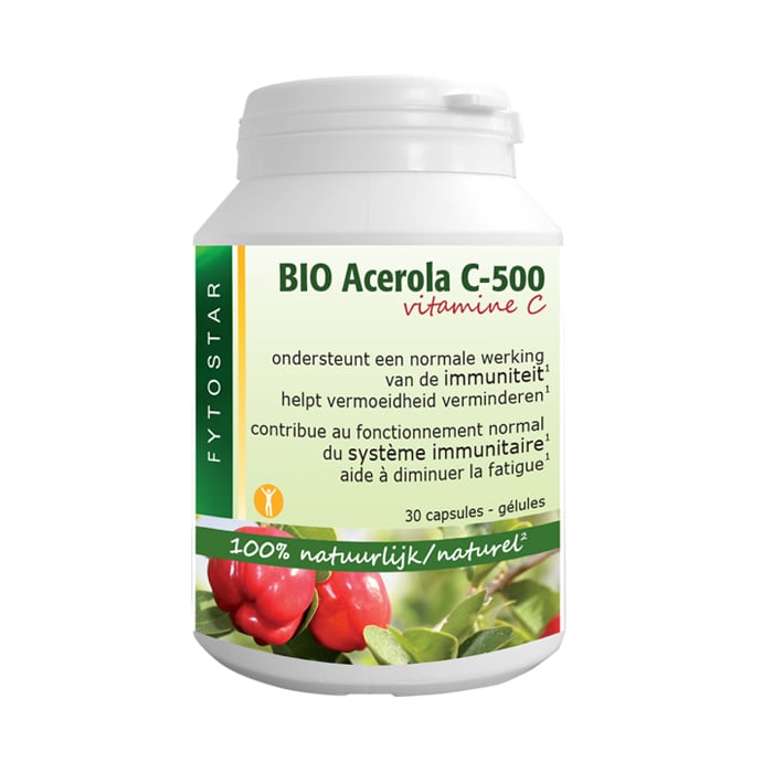 Image of Fytostar Acerola Bio C-500 30 Capsules