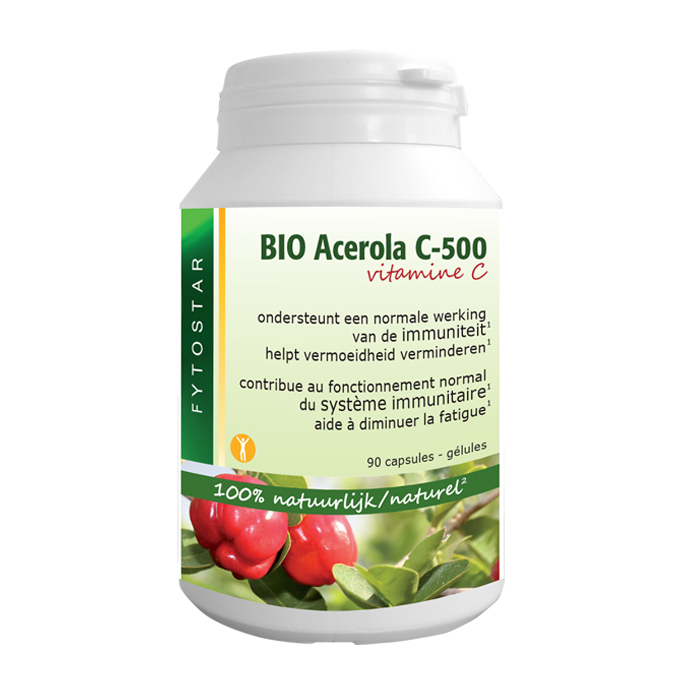 Image of Fytostar Acerola Bio C-500 90 Capsules 