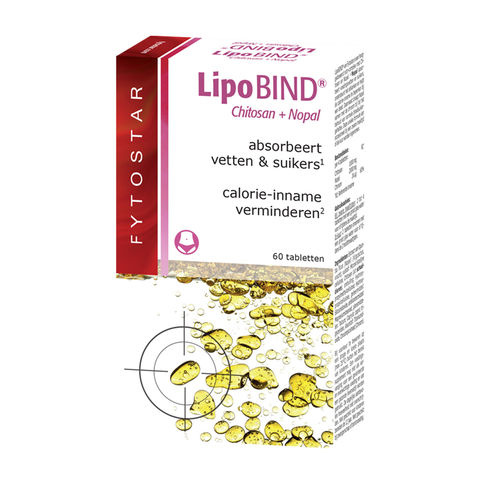Image of Fytostar LipoBind Chitosan+Nopal 60 Tabletten