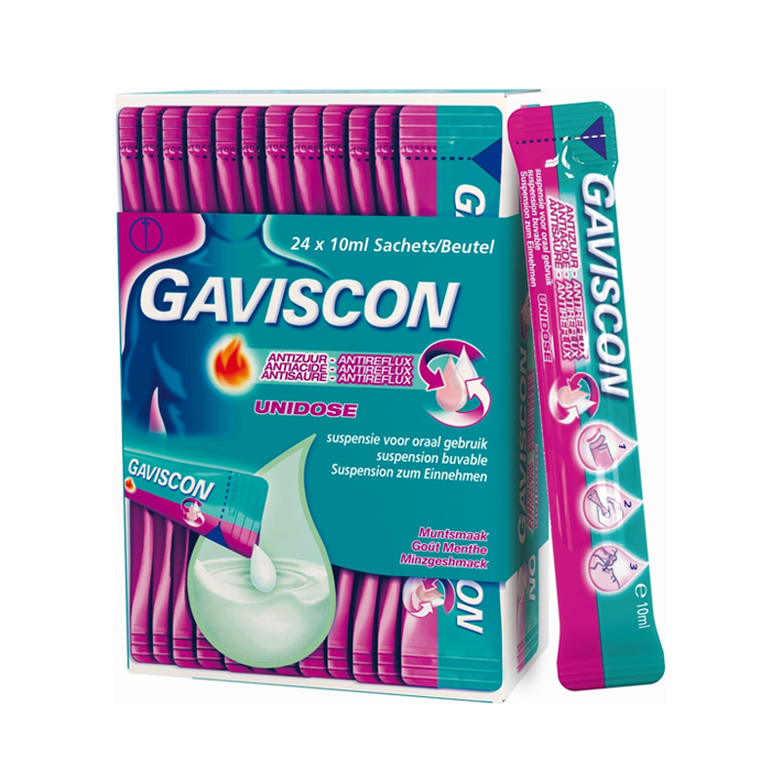 Image of Gaviscon Antizuur-Antireflux Orale Suspensie Zakjes 24x10ml 