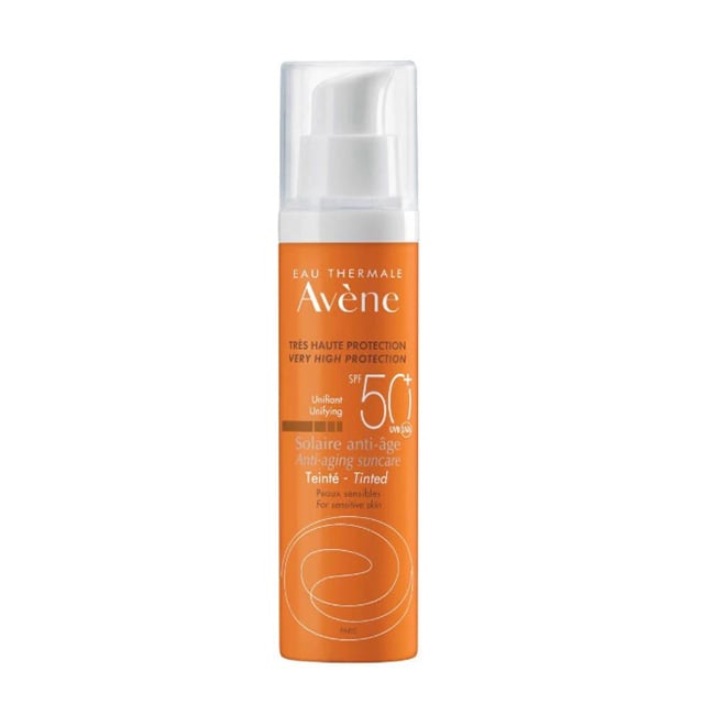 Afbeelding van Avène Getinte Anti-Aging Zonnecrème SPF50+ 50ml