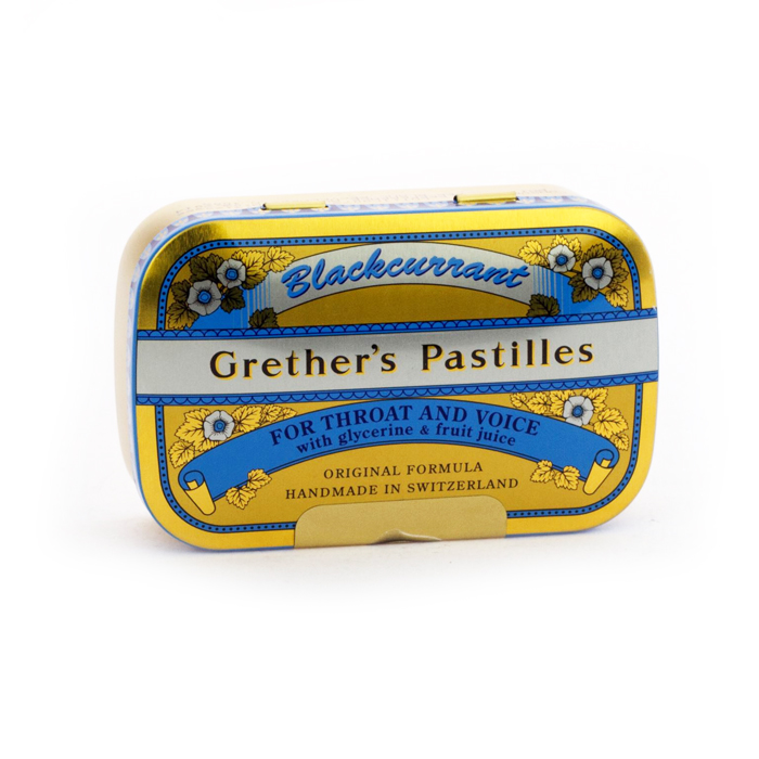 Image of Grether&#039;s Pastilles Zwarte Bes Met Suiker 110g 