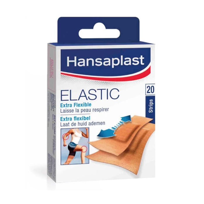 Image of Hansaplast Elastic Pleisters Extra Soepel 20 Strips 