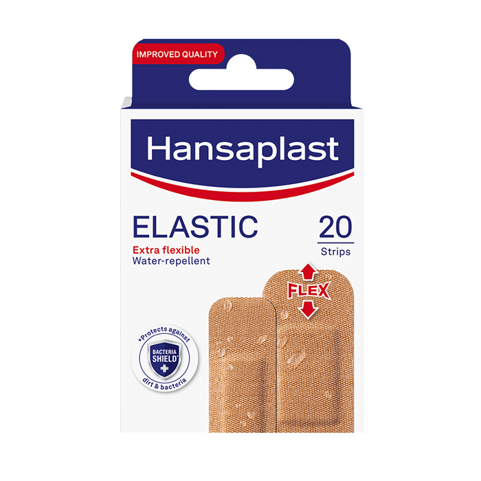 Image of Hansaplast Elastic Pleisters Extra Soepel 20 Strips