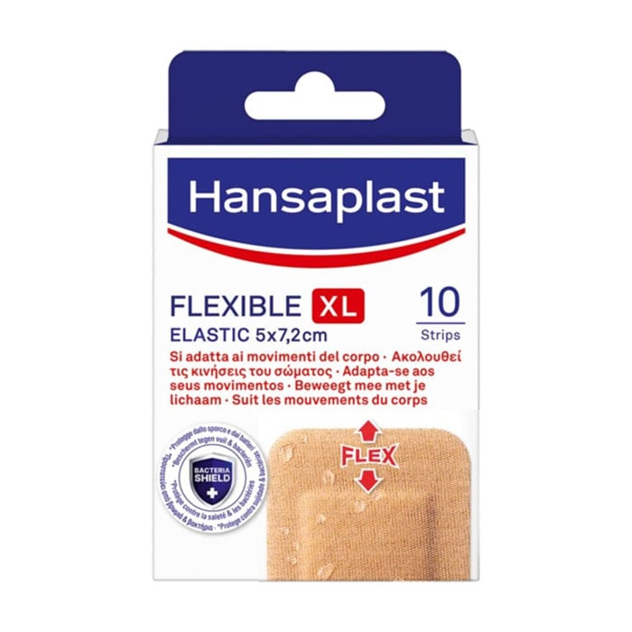Image of Hansaplast Flexible XL Wondpleisters 10 Strips 