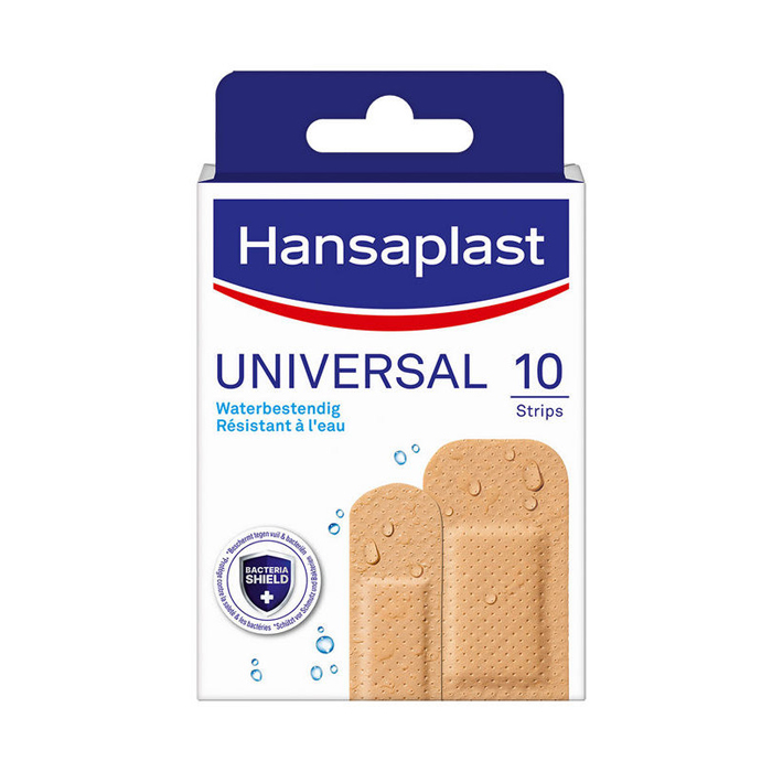 Image of Hansaplast Universal Waterbestendig Pleister 10cmx6cm 10 Strips