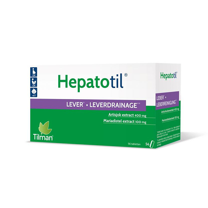 Image of Tilman Hepatotil Lever Leverdrainage 56 Tabletten
