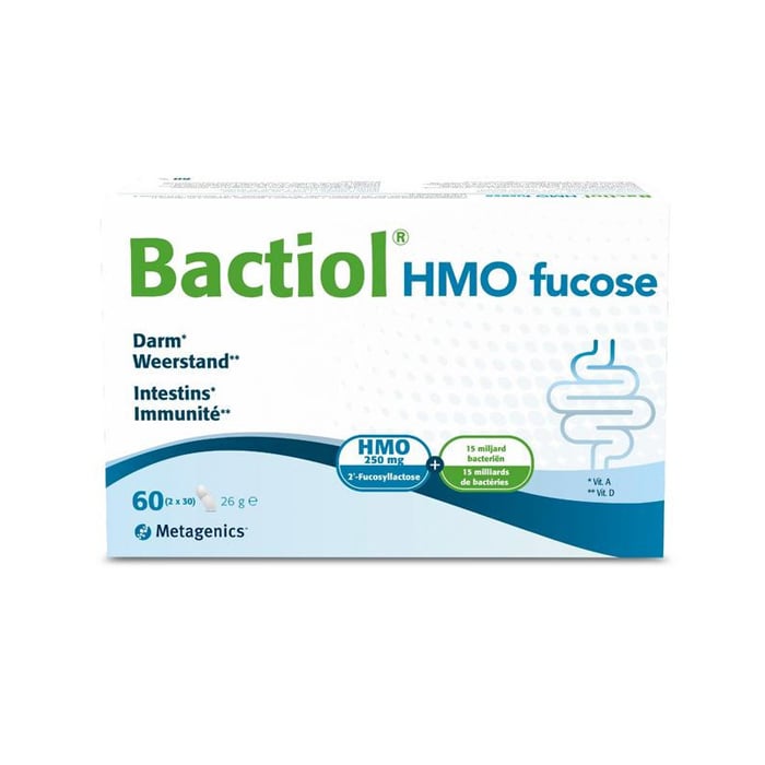 Image of Bactiol HMO Fucose Darmweerstand 60 Capsules (Vroeger Probactiol Fucose) 