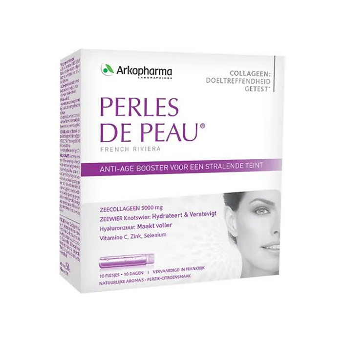 Image of Arkopharma Perles De Peau Anti-Age Booster Stralende Teint 10x25ml Ampullen