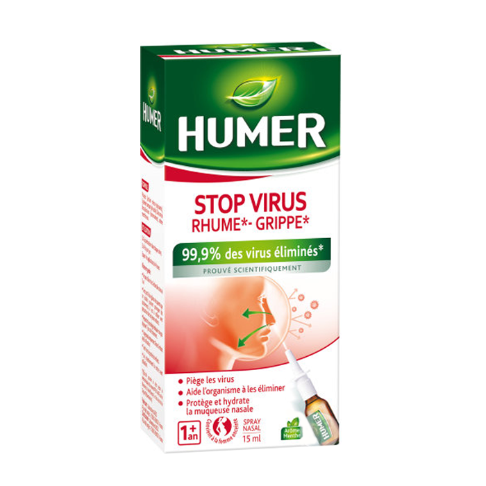 Image of Humer Stop Virus Verkoudheid/Griep Neusspray 15ml