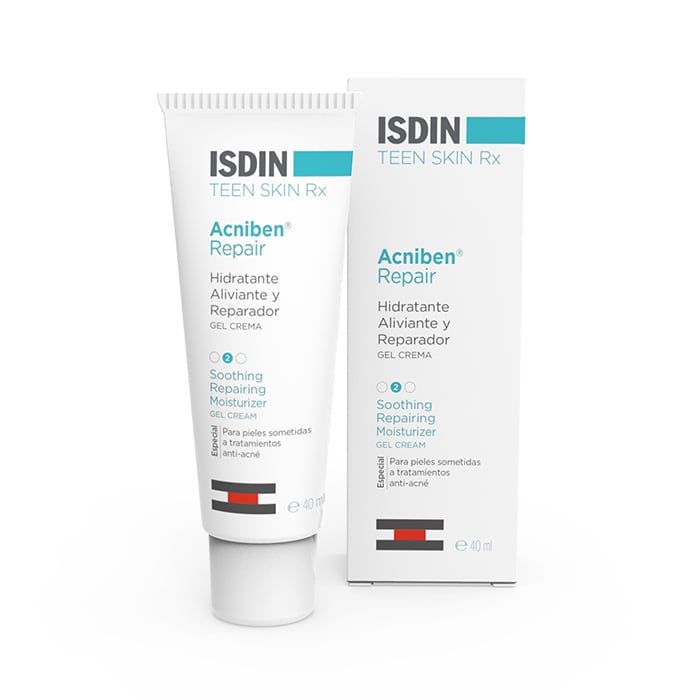 Image of Isdin Teen Skin Acniben Repair Hydraterende Gel-Crème 40ml
