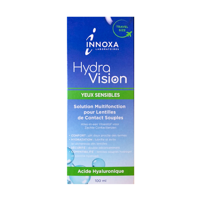 Image of Innoxa Hydra Vision Multifunctionele Lenzenvloeistof - Zachte Contactlenzen - 100ml 
