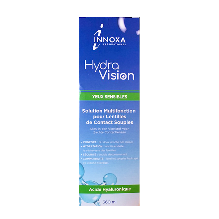 Image of Innoxa Hydra Vision Multifunctionele Lenzenvloeistof - Zachte Contactlenzen - 360ml 