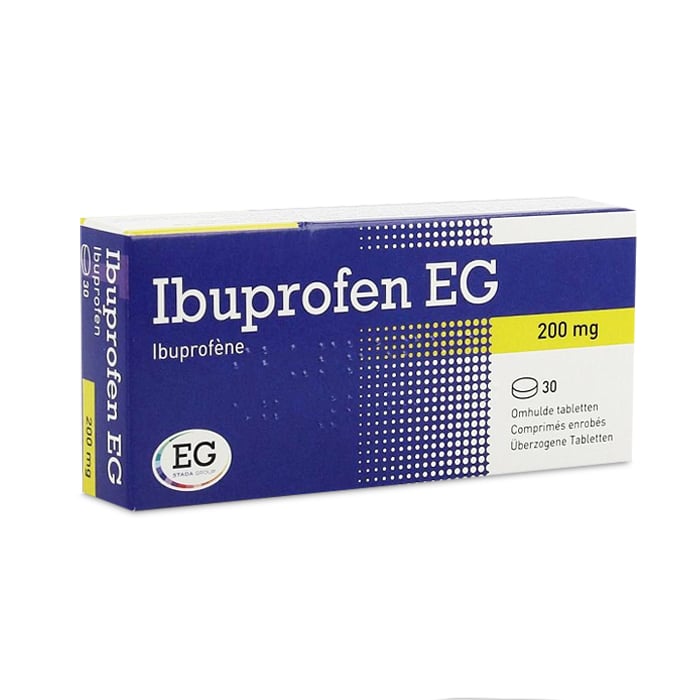 Image of Ibuprofen EG 200mg 30 Filmomhulde Tabletten 