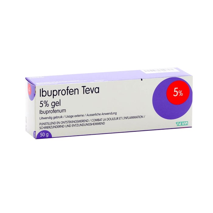 Image of Ibuprofen Teva 5% Gel 50g