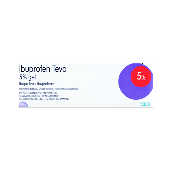 Image of Ibuprofen Teva 5% Gel 120g