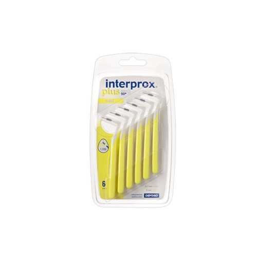 Image of Interprox Plus Brush Interdentaal Mini Geel 6 Stuks 