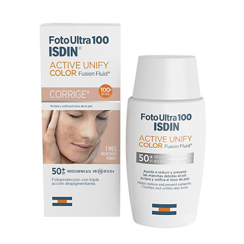Image of Isdin FotoUltra Active Unify Color SPF50+ NF 50ml