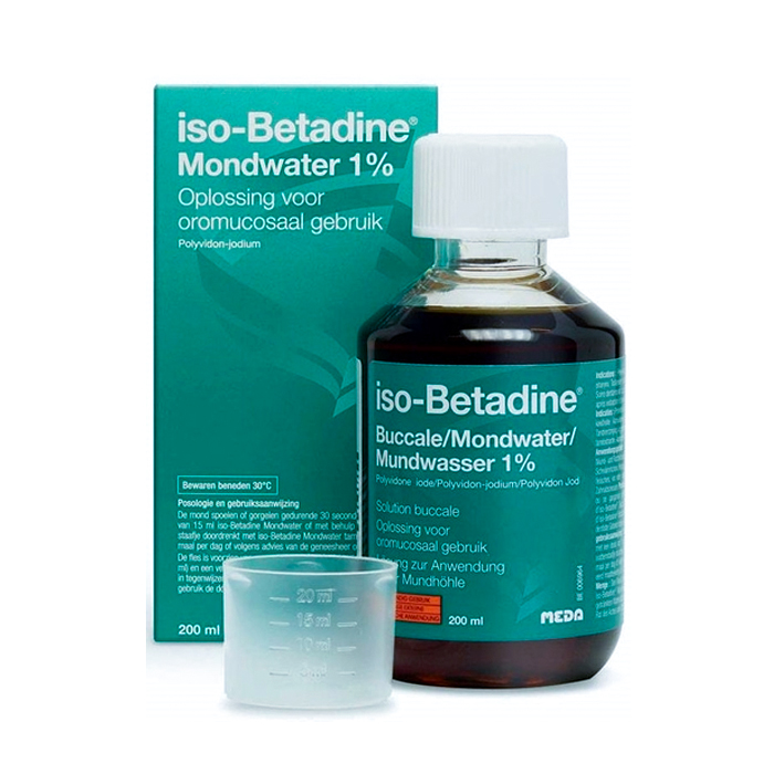 Image of Iso-Betadine Mondwater 1% 200ml 