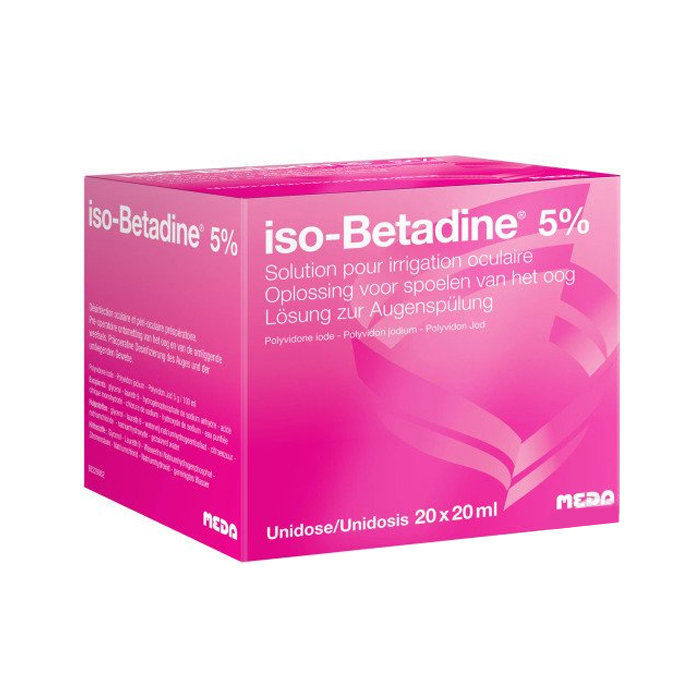 Image of Iso-Betadine Oogbad 5% 20x20ml 