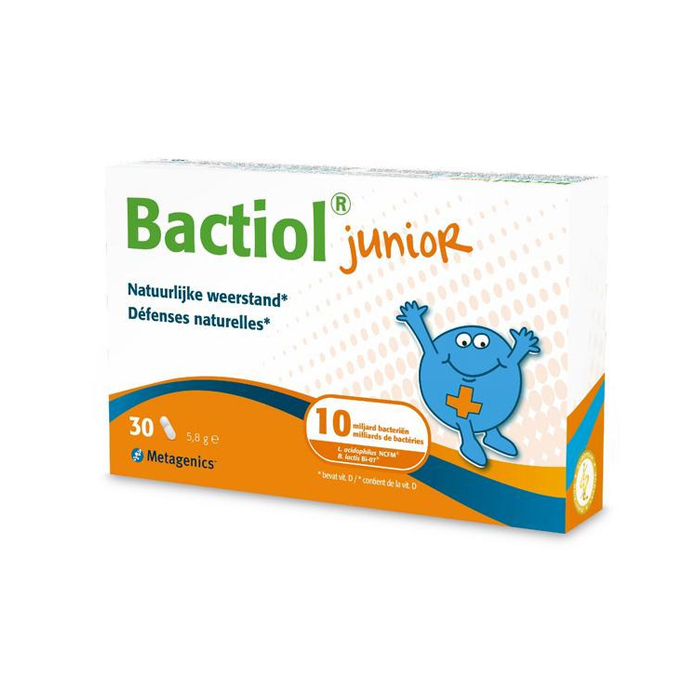 Image of Bactiol Junior Natuurlijke Weerstand 30 Capsules (Vroeger Probactiol Junior) 