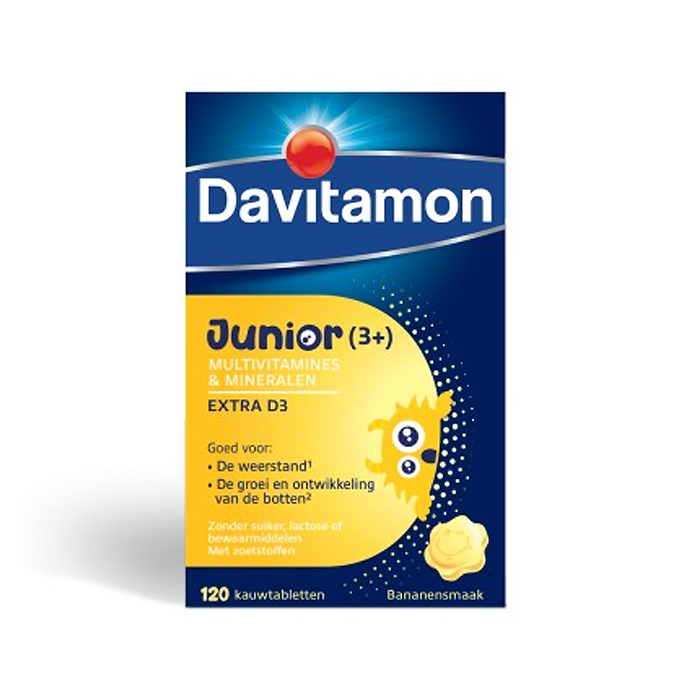 Image of Davitamon Junior Banaan 120 Tabletten 