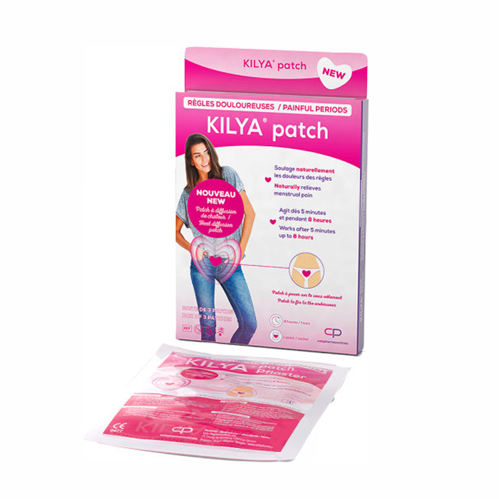 Image of Kilya Patch Warmtepleister Pijnlijke Menstruatie 3 Stuks 