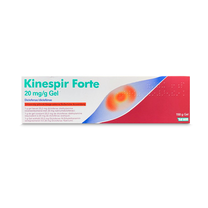 Image of Kinespir Forte 20mg/g Gel 150g