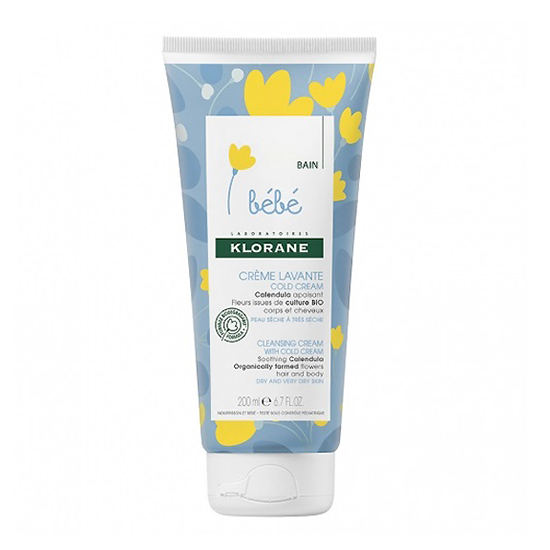 Image of Klorane Bébé Wascrème Cold Cream Met Calendula 200ml