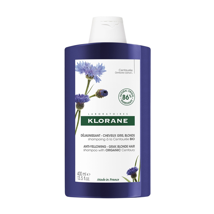 Image of Klorane Shampoo Duizendguldenkruid Anti-Vergeling - Grijs/Blond Haar 400ml