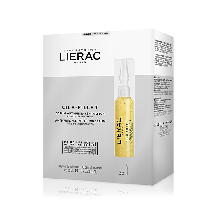 Image of Lierac Cica-Filler Herstellend Anti-Rimpel Serum 3x10ml Ampullen 