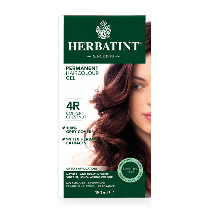 Image of Herbatint 4R Permanente Haarkleuring - Koper-Kastanje 150ml 