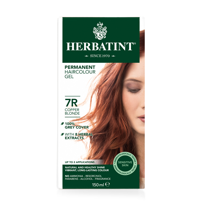 Image of Herbatint 7R Permanente Haarkleuring - Koperblond 150ml