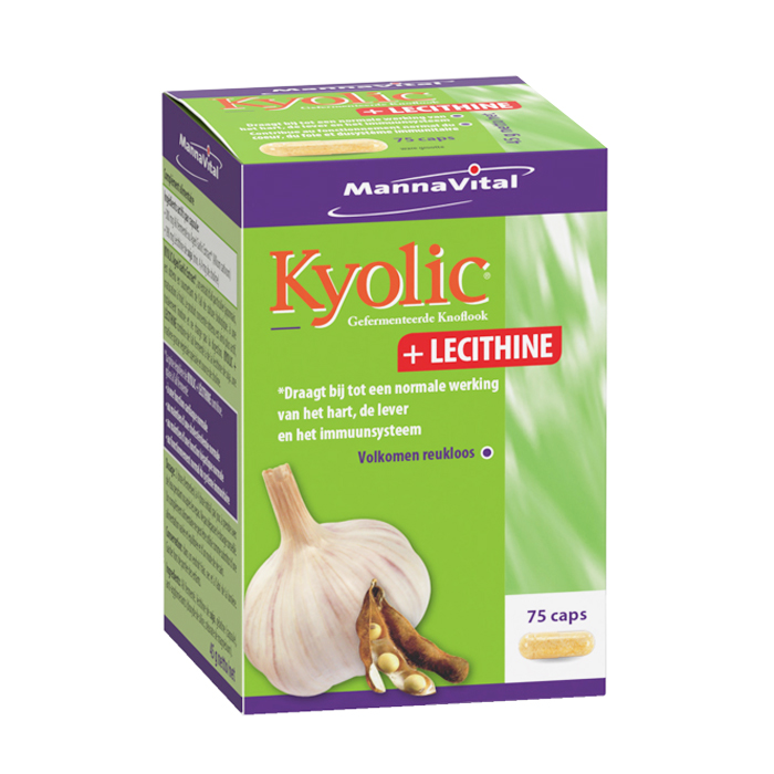 Image of MannaVital Kyolic + Lecithine 75 Capsules