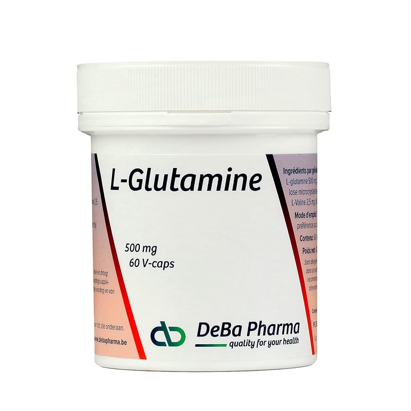 Image of Deba Pharma L-Glutamine 500mg 60 V-Capsules
