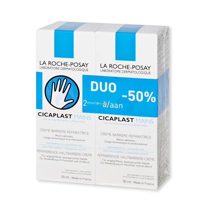 Image of La Roche-Posay Cicaplast Barrière Handcrème Duopack 2x50ml Promo 2e-50% 