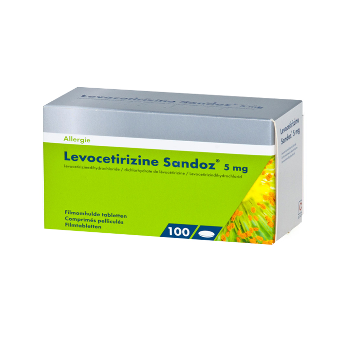 Image of Levocetirizine Sandoz 5 Mg 100 Tabletten