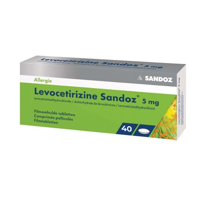 Image of Levocetirizine Sandoz 5 Mg 40 Tabletten