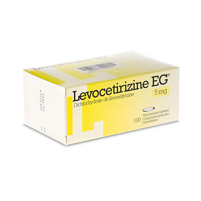 Image of Levocetirizine EG 5mg 100 Filmomhulde Tabletten