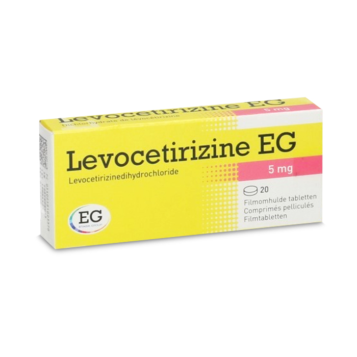 Image of Levocetirizine EG 5mg 20 Filmomhulde Tabletten