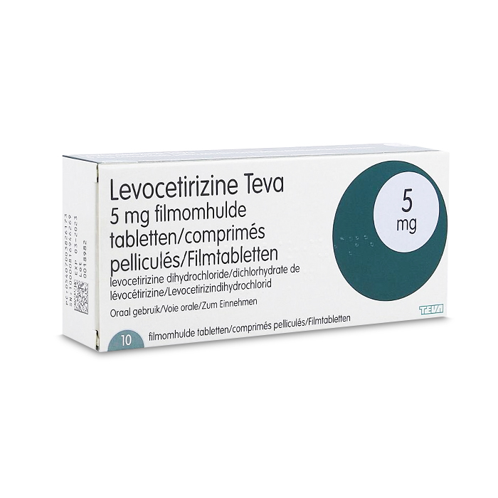 Image of Levocetirizine Teva 5mg 10 Tabletten