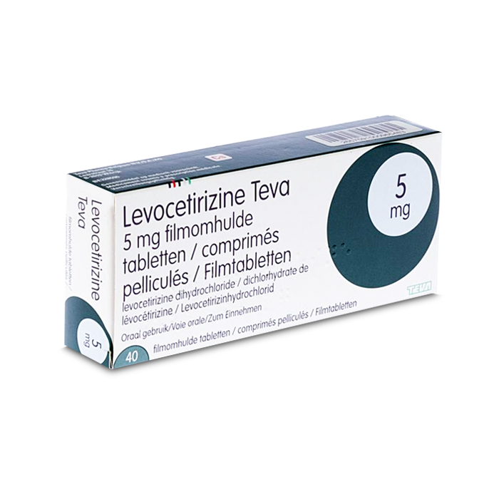 Image of Levocetirizine Teva 5mg 40 Tabletten