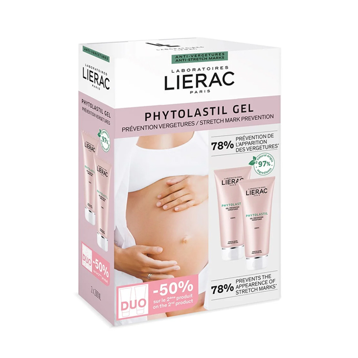Image of Lierac Phytolastil Gel Tegen Striemen Duopack 2x200ml Promo 2e -50% 