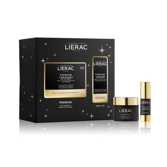 Image of Lierac Premium Geschenkset Crème Voluptueuse 50ml + GRATIS Anti-Ageing Oogcrème 15ml 