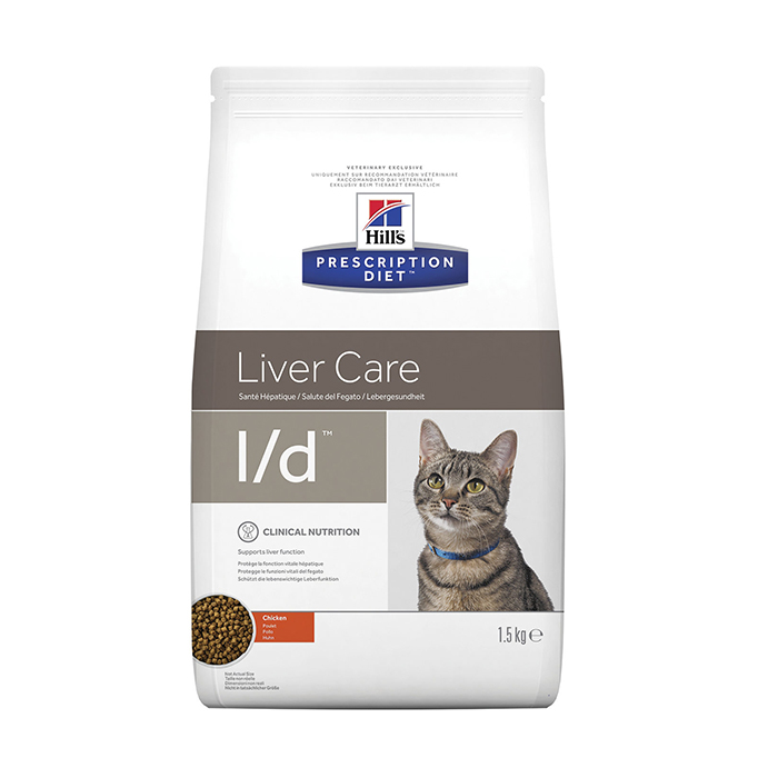 Image of Hills Prescription Diet Liver Care I/D Kattenvoer Kip 1,5kg